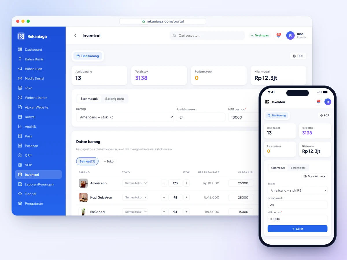 Inventori Rekaniaga